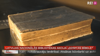 Latvijas Nacionālās bibliotēkas  akcija "Dzimtas Bībele"