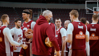 Latvijas basketbola izlase aizvada treniņus pirms EČ kvalifikācijas