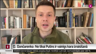 O. Gončarenko: Ne tikai Putins ir vainīgs kara izraisīšanā