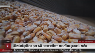 Ukrainā plāno par 40 procentiem mazāku graudu ražu