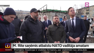Marks Rite saņēmis atbalstu NATO vadītāja amatam