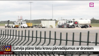 Latvija plāno lielu kravu pārvadājumus ar droniem