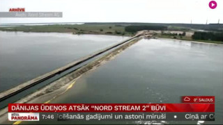 Dānijas ūdeņos atsāk "Nord Stream 2" būvi