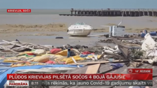 Plūdos Krievijas  pilsētā Sočos 4 bojā gājušie