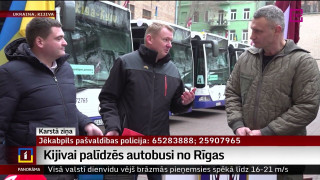 Kijivai palīdzēs autobusi no Rīgas