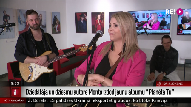 Dziedātāja un dziesmu autore Monta izdod jaunu albumu «Planēta Tu»