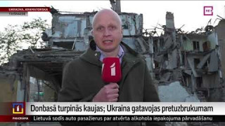 Donbasā turpinās kaujas; Ukraina gatavojas pretuzbrukumam