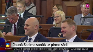 Jaunā Saeima sanāk uz pirmo sēdi