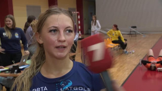 Latvijas sieviešu handbola virslīga. «REIR / Dobele» SS - SK «Latgols». Linda Krole