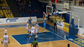 Pie pārliecinoša panākuma Latvijas - Igaunijas basketbola līgas ietvaros šovakar tika BK ''Ventspils''