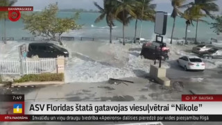 ASV Floridas štatā gatavojas viesuļvētrai "Nikole"