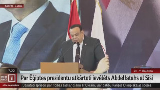 Ēģiptes prezidentu atkārtoti ievēlēts Abdelfatahs al Sisi