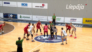 Latvijas - Igaunijas basketbola līgas spēle BK "Liepāja" - "AVIS UTILITAS Rapla"