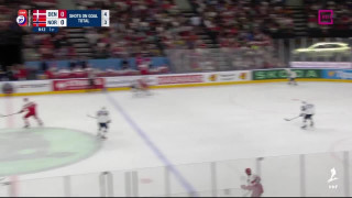 Pasaules čempionāts hokejā. Dānija-Norvēģija. Spēles momenti