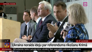 Ukraina noraida ideju par referenduma rīkošanu Krimā