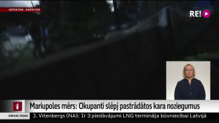 Mariupoles mērs: Okupanti slēpj pastrādātos kara noziegumus