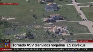 Tornado ASV dienvidos nogalina  15 cilvēkus