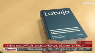 Atvērs Nacionālās enciklopēdijas sējumu "Latvija"