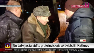 No Latvijas izraidīts prokrieviskais aktīvists Katkovs
