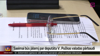 Saeimai būs jālemj par deputāta Pučkas valodas pārbaudi