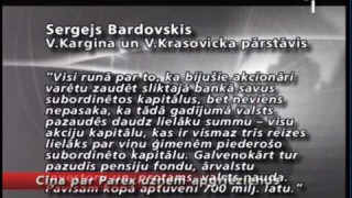 Aizdomas, ka Kargina un Krasovicka interesēs grib kavēt Parex bankas restrukturizāciju