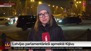 Latvijas parlamentārieši apmeklē Kijivu