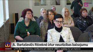 A. Bartaševičs Rēzeknē iztur neuzticības balsojumu