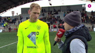 Futbola virslīgas spēle Valmiera FC - RFS. Intervija ar Rihardu Matrevicu