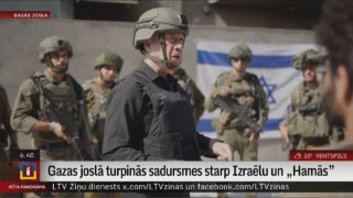 Gazas joslā turpinās sadursmes starp Izraēlu un "Hamās"