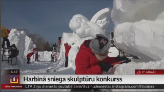 Harbinā sniega skulptūru konkurss