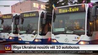 Latvija Ukrainai nosūtīs vēl 10 autobusus