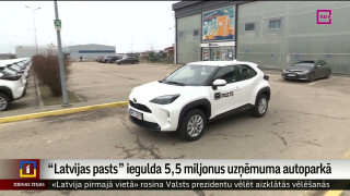 “Latvijas pasts” iegulda 5,5 miljonus uzņēmuma autoparkā