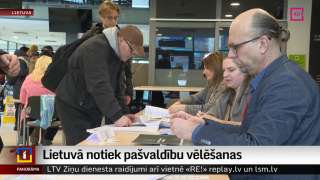 Lietuvā notiek pašvaldību vēlēšanas