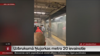 Uzbrukumā Ņujorkas metro 20 ievainotie