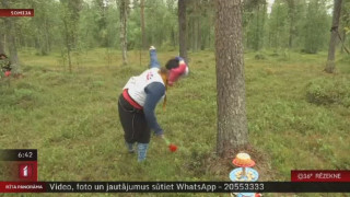 Somijā noticis koku apskaušanas čempionāts