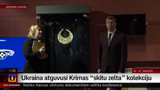 Ukraina  atguvusi  Krimas "skitu zelta" kolekciju