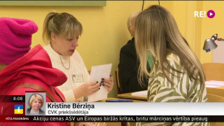 Telefonintervija ar CVK priekšsēdētāju  Kristīni Bērziņu