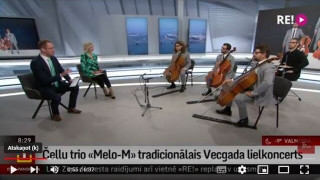 Čellu trio "Melo-M" tradicionālais Vecgada lielkoncerts