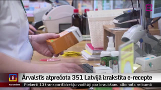 Ārvalstīs atprečota 351 Latvijā izrakstīta e-recepte