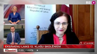 Zoom intervija ar izglītības un zinātnes ministri Ilgu Šuplinsku