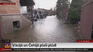 Vācijā un Čehijā plaši plūdi