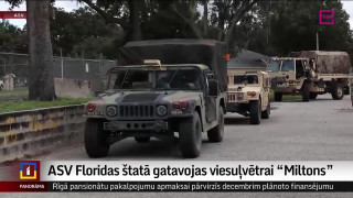 ASV Floridas štatā gatavojas viesuļvētrai "Miltons"