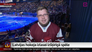 Latvijas hokeja izlasei izšķirīgā spēle