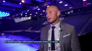 Pasaules hokeja čempionāta spēle Slovākija - Latvija. Intervija ar Tomāšu Suroviju