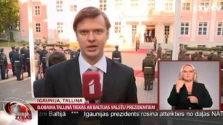 B.Obama Tallinā tiekas ar Baltijas valstu prezidentiem