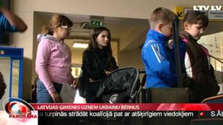 Latvijas ģimenes uzņem ukraiņu bērnus
