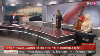 Sevi pesaka jauns dāmu trio "The Chocolates"