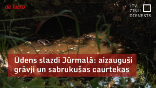 Ūdens slazdi Jūrmalā: aizauguši grāvji un sabrukušas caurtekas