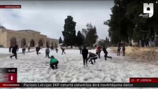 Jeruzalemi klāj prāva sniega kārta
