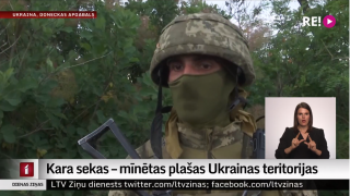 Kara sekas – mīnētas plašas Ukrainas teritorijas
